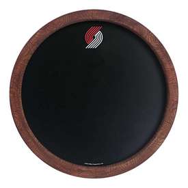 Portland Trail Blazers: "Faux" Barrel Framed Chalkboard, NBPTBS-630-01