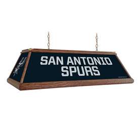 San Antonio Spurs: Premium Wood Pool Table Light, NBSASP-330-01