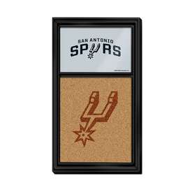 San Antonio Spurs: Dual Logo - Cork Note Board, NBSASP-640-04