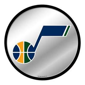 Utah Jazz: Modern Disc Mirrored Wall Sign, NBUTAH-235-01