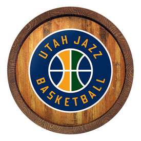 Utah Jazz: Logo - "Faux" Barrel Top Sign, FNB-NBUTAH-240-04 Utah Jazz: Logo - "Faux" Barrel Top Sign, FNB-NBUTAH-240-04