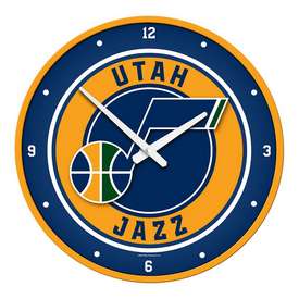 Utah Jazz: Modern Disc Wall Clock, NBUTAH-510-01