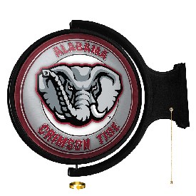 Alabama Crimson Tide: Al Logo - Original Round Rotating Lighted Wall Sign, NCALCT-115-02