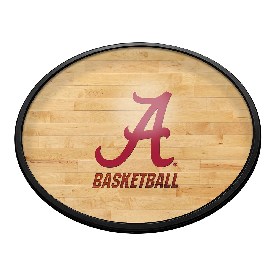 Alabama Crimson Tide: Hardwood - Oval Slimline Lighted Wall Sign, NCALCT-140-12
