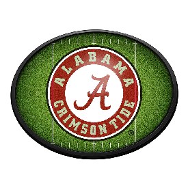 Alabama Crimson Tide: On the 50 - Oval Slimline Lighted Wall Sign, NCALCT-140-22