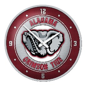 Alabama Crimson Tide: Al Logo - Modern Disc Wall Clock, NCALCT-510-02