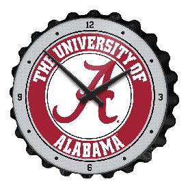 Alabama Crimson Tide: Bottle Cap Wall Clock, NCALCT-540-01
