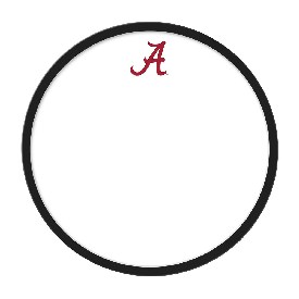 Alabama Crimson Tide: Modern Disc Dry Erase Wall Sign, NCALCT-612-01