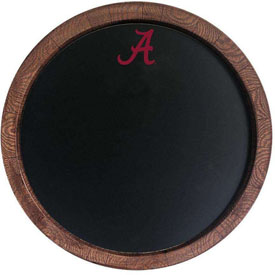 Alabama Crimson Tide: Chalkboard "Faux" Barrel Top Sign, NCALCT-630-01