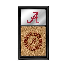 Alabama Crimson Tide: A Logo, Dual Logo Mirrored Cork Note Board, NCALCT-645-02A