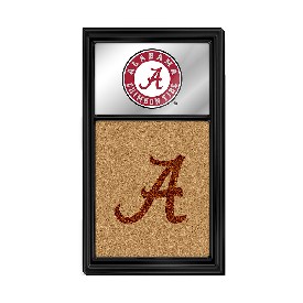Alabama Crimson Tide: Dual Logo Mirrored Dry Erase Note Board, NCALCT-645-04