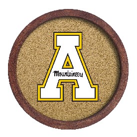 App State Mountaineers: "Faux" Barrel Framed Cork Board, FNB-NCAPST-632-01A App State Mountaineers: "Faux" Barrel Framed Cork Board, FNB-NCAPST-632-01A