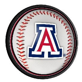 Arizona Wildcats: Baseball - Round Slimline Lighted Wall Sign, NCARIZ-130-31