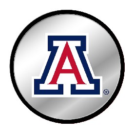 Arizona Wildcats: Modern Disc Mirrored Wall Sign, NCARIZ-235-01