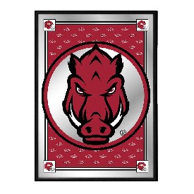 Arkansas Razorbacks: Tusk Stare, Team Spirit - Framed Mirrored Wall Sign, NCARKR-275-02 Arkansas Razorbacks: Tusk Stare, Team Spirit - Framed Mirrored Wall Sign, NCARKR-275-02