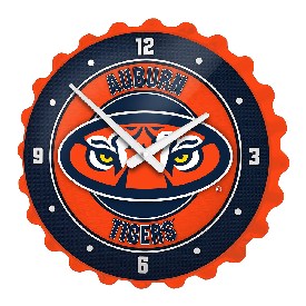 Auburn Tigers: Tiger Eyes -Bottle Cap Wall Clock, NCAUBT-540-02
