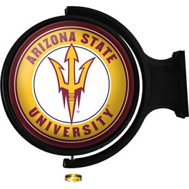 Arizona State Sun Devils: Original Round Rotating Lighted Wall Sign, NCAZST-115-01