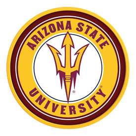 Arizona State Sun Devils: Modern Disc Wall Sign, NCAZST-230-01