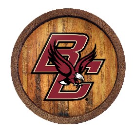 Boston College Eagles: "Faux" Barrel Top Sign, NCBCEA-240-01