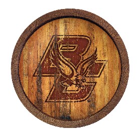 Boston College Eagles: Branded "Faux" Barrel Top Sign, NCBCEA-240-02