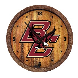 Boston College Eagles: "Faux" Barrel Top Wall Clock, NCBCEA-560-01