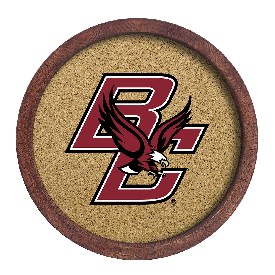 Boston College Eagles: "Faux" Barrel Framed Cork Board, FNB-NCBCEA-632-01A Boston College Eagles: "Faux" Barrel Framed Cork Board, FNB-NCBCEA-632-01A