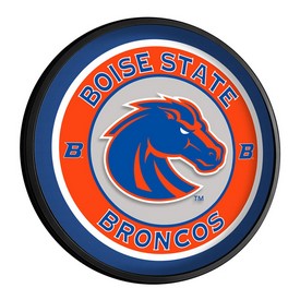 BSU - Boise State Broncos Slimline Illuminated Team Spirit Wall Sign-Round FNB-NCBOIS-130