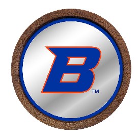 Boise State Broncos: Mirrored Barrel Top Mirrored Wall Sign, FNB-NCBOIS-245-02A Boise State Broncos: Mirrored Barrel Top Mirrored Wall Sign, FNB-NCBOIS-245-02A