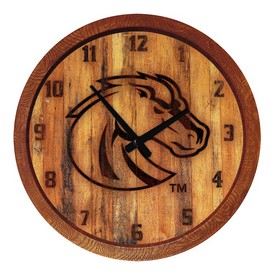 BSU - Boise State Broncos 20" Barrel Team Logo Wall Clock FNB-NCBOIS-560