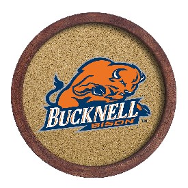 Bucknell Bison: "Faux" Barrel Framed Cork Board, FNB-NCBUCK-632-01A Bucknell Bison: "Faux" Barrel Framed Cork Board, FNB-NCBUCK-632-01A