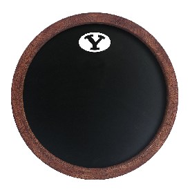 BYU Cougars: Chalkboard "Faux" Barrel Top Sign, NCBYUC-630-01
