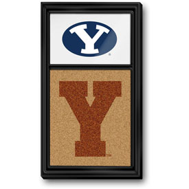 BYU Cougars: Dual Ys - Cork Note Board, NCBYUC-640-03