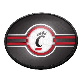 Cincinnati Bearcats: Oval Slimline Lighted Wall Sign, FNB-NCCINC-140-01A Cincinnati Bearcats: Oval Slimline Lighted Wall Sign, FNB-NCCINC-140-01A