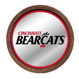 Cincinnati Bearcats: Mirrored Barrel Top Mirrored Wall Sign, NCCINC-245-02