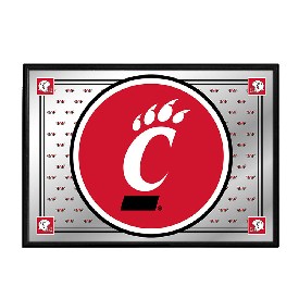 Cincinnati Bearcats: Team Spirit, Logo - Framed Mirrored Wall Sign, FNB-NCCINC-265-02A Cincinnati Bearcats: Team Spirit, Logo - Framed Mirrored Wall Sign, FNB-NCCINC-265-02A