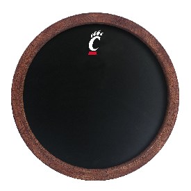 Cincinnati Bearcats: Chalkboard "Faux" Barrel Top Sign, NCCINC-630-01