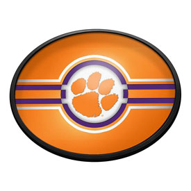 Clemson Tigers: Oval Slimline Lighted Wall Sign, FNB-NCCLEM-140-01A Clemson Tigers: Oval Slimline Lighted Wall Sign, FNB-NCCLEM-140-01A