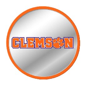 Clemson Tigers: Modern Disc Mirrored Wall Sign, FNB-NCCLEM-235-02A Clemson Tigers: Modern Disc Mirrored Wall Sign, FNB-NCCLEM-235-02A