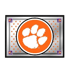 Clemson Tigers: Paw Print, Team Spirit - Framed Mirrored Wall Sign, FNB-NCCLEM-265-02A Clemson Tigers: Paw Print, Team Spirit - Framed Mirrored Wall Sign, FNB-NCCLEM-265-02A
