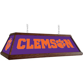 Clemson Tigers: Premium Wood Pool Table Light, NCCLEM-330-01
