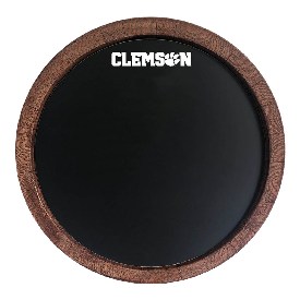 Clemson Tigers: Chalkboard "Faux" Barrel Top Sign, NCCLEM-630-02