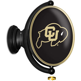 Colorado Buffaloes: Original Oval Rotating Lighted Wall Sign, FNB-NCCOBF-125-01A Colorado Buffaloes: Original Oval Rotating Lighted Wall Sign, FNB-NCCOBF-125-01A