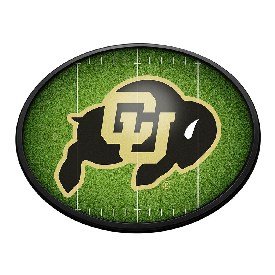 Colorado Buffaloes: On the 50 - Oval Slimline Lighted Wall Sign, NCCOBF-140-22