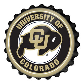 Colorado Buffaloes: Bottle Cap Wall Sign, FNB-NCCOBF-210-01A Colorado Buffaloes: Bottle Cap Wall Sign, FNB-NCCOBF-210-01A