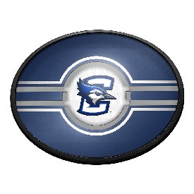 Creighton Bluejays: Oval Slimline Lighted Wall Sign, NCCREI-140-01