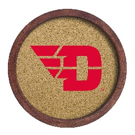 Dayton Flyers: "Faux" Barrel Framed Cork Board, FNB-NCDAYT-632-01A Dayton Flyers: "Faux" Barrel Framed Cork Board, FNB-NCDAYT-632-01A