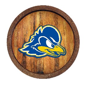 Delaware Blue Hens: "Faux" Barrel Top Sign, NCDELA-240-01
