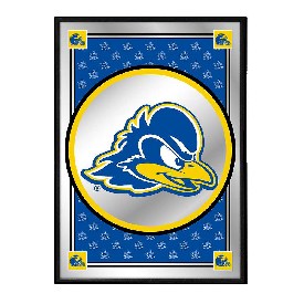 Delaware Blue Hens: Team Spirit, Mascot - Framed Mirrored Wall Sign, NCDELA-275-02 Delaware Blue Hens: Team Spirit, Mascot - Framed Mirrored Wall Sign, NCDELA-275-02