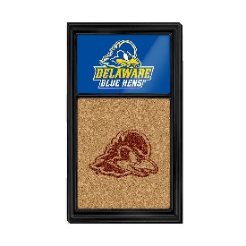 Delaware Blue Hens: Logo, Dual Print - Cork Note Board, NCDELA-640-04 Delaware Blue Hens: Logo, Dual Print - Cork Note Board, NCDELA-640-04