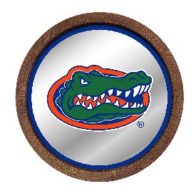 Florida Gators: Logo - Mirrored Barrel Top Mirrored Wall Sign, NCFLGT-245-01
